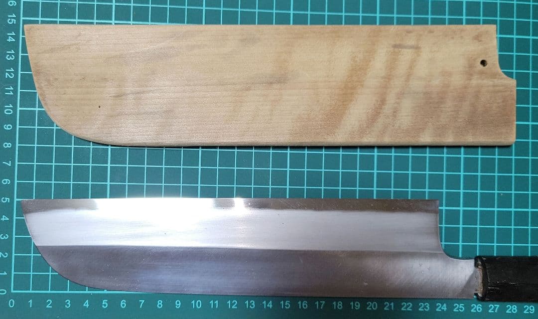 水野鍛錬所 源昭忠 薄刃包丁 約220mm