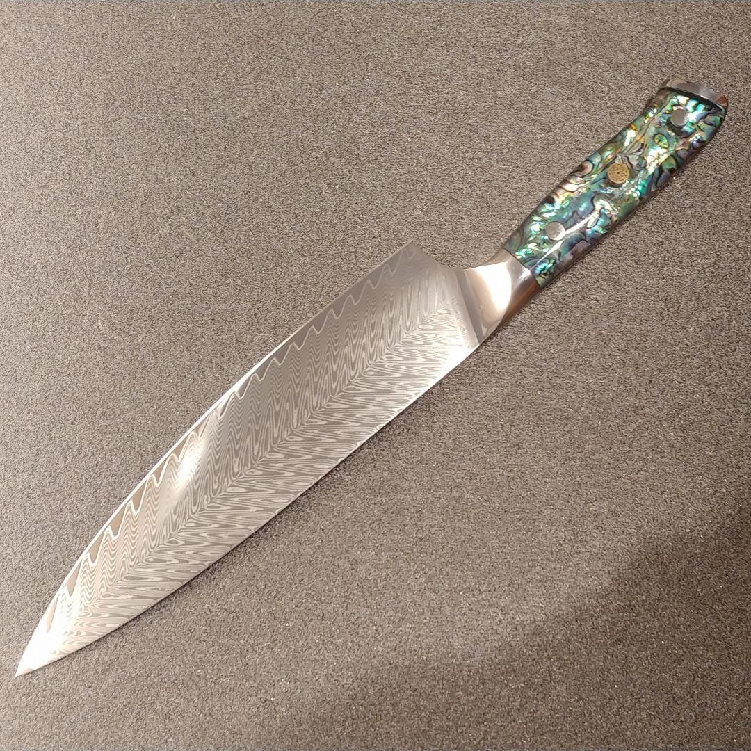 【新作】プレゼント付き67層 ダマスカス 牛刀 筋切り 包丁 VG10