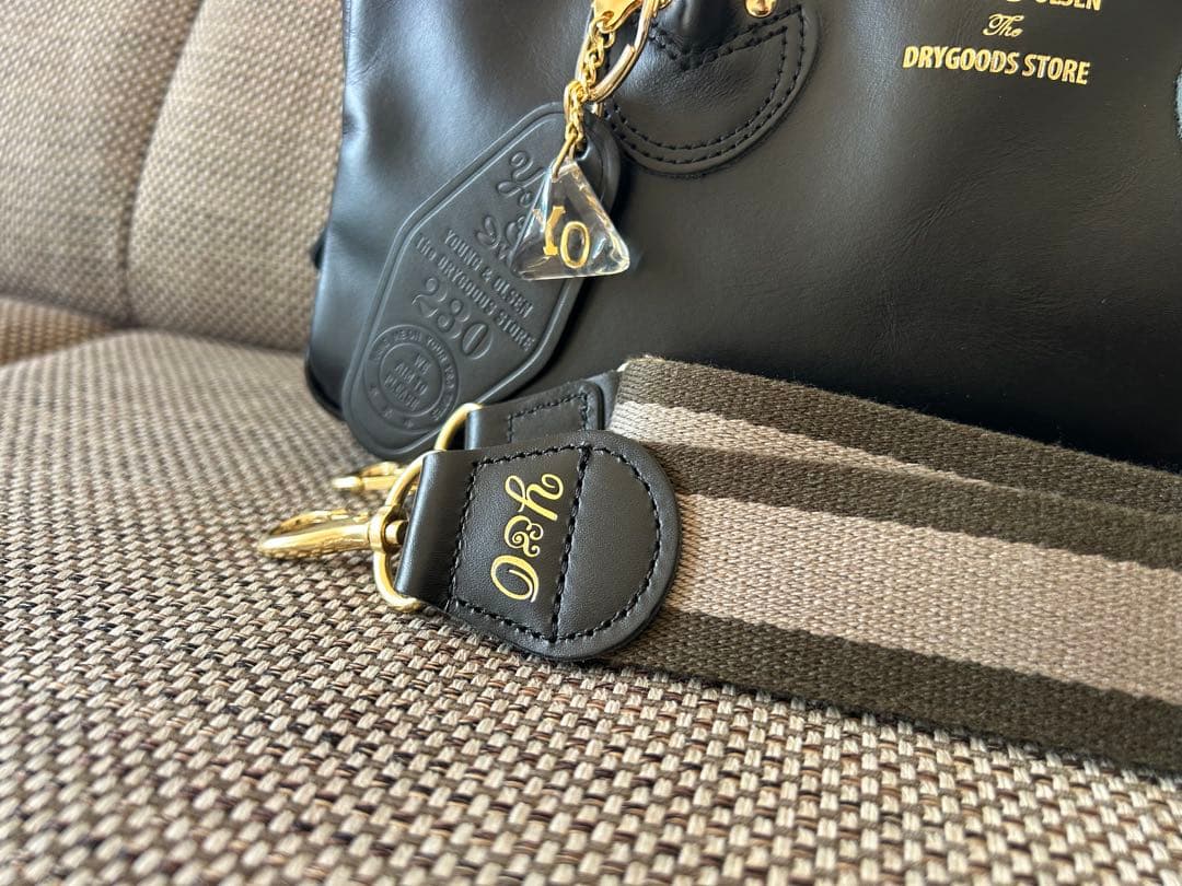 YOUNG＆OLSEN 別注 CHARM WIDE BOTTLE BAG 美品