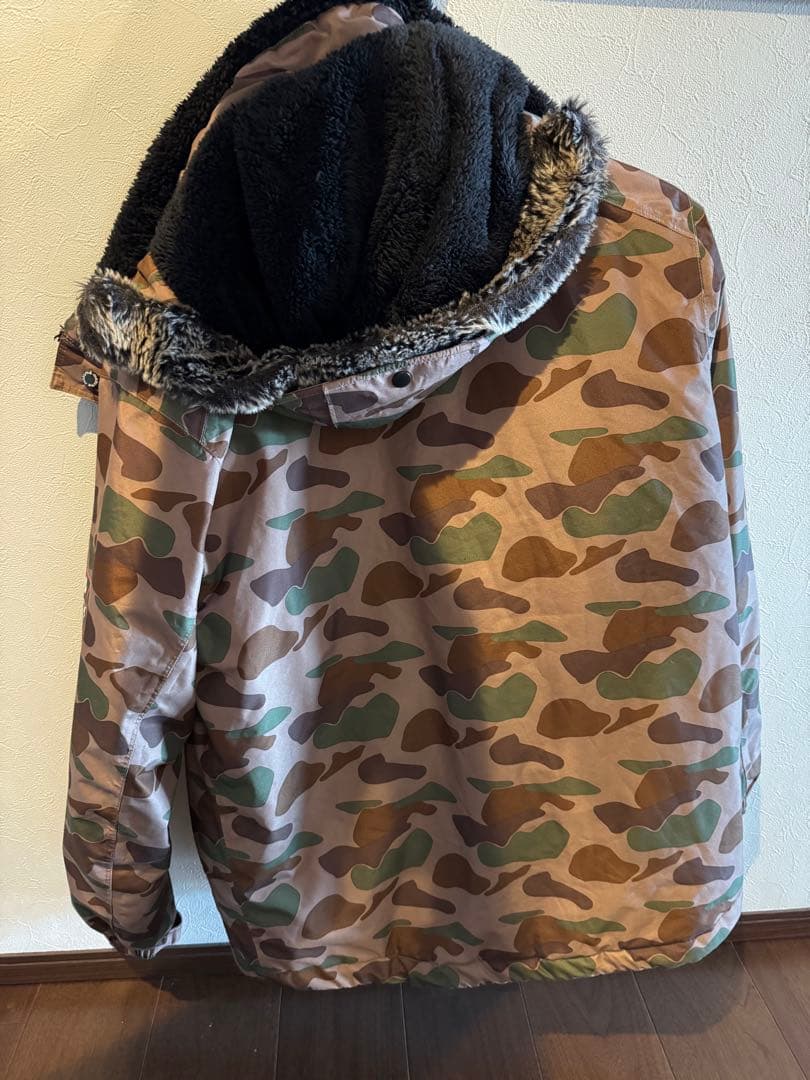 MZX MAZUME 迷彩柄ダウンジャケット