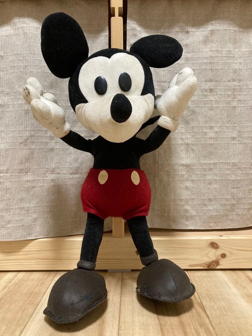 昭和レトロ　アンティーク　ミッキーマウス　ディズニーランド復刻トートバック