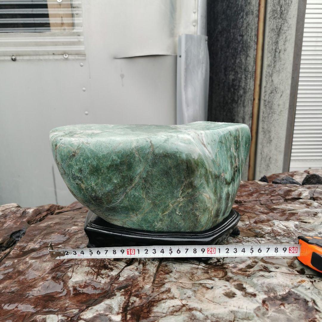 アベンチュリン　8.8キロ　インド翡翠　翡翠　ヒスイ　鑑賞石　石　置物　オブジェ