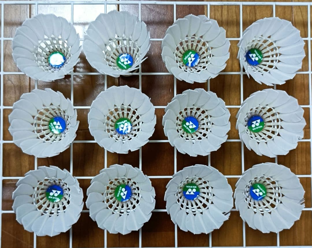 YONEX ヨネックス ニューオフィシャル 中古 10ダース シャトル 基礎羽根