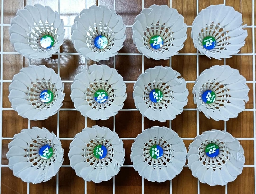 YONEX ヨネックス ニューオフィシャル 中古 10ダース シャトル 基礎羽根