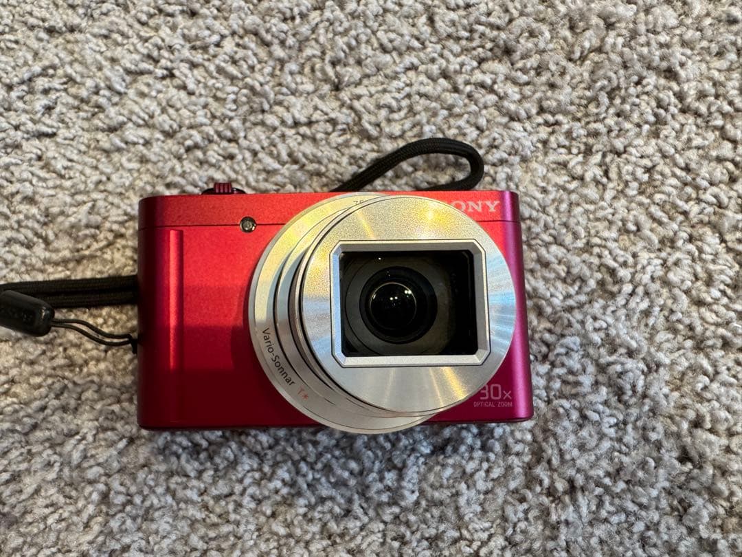 SONY DSC-WX500 レッド コンパクトデジタルカメラ