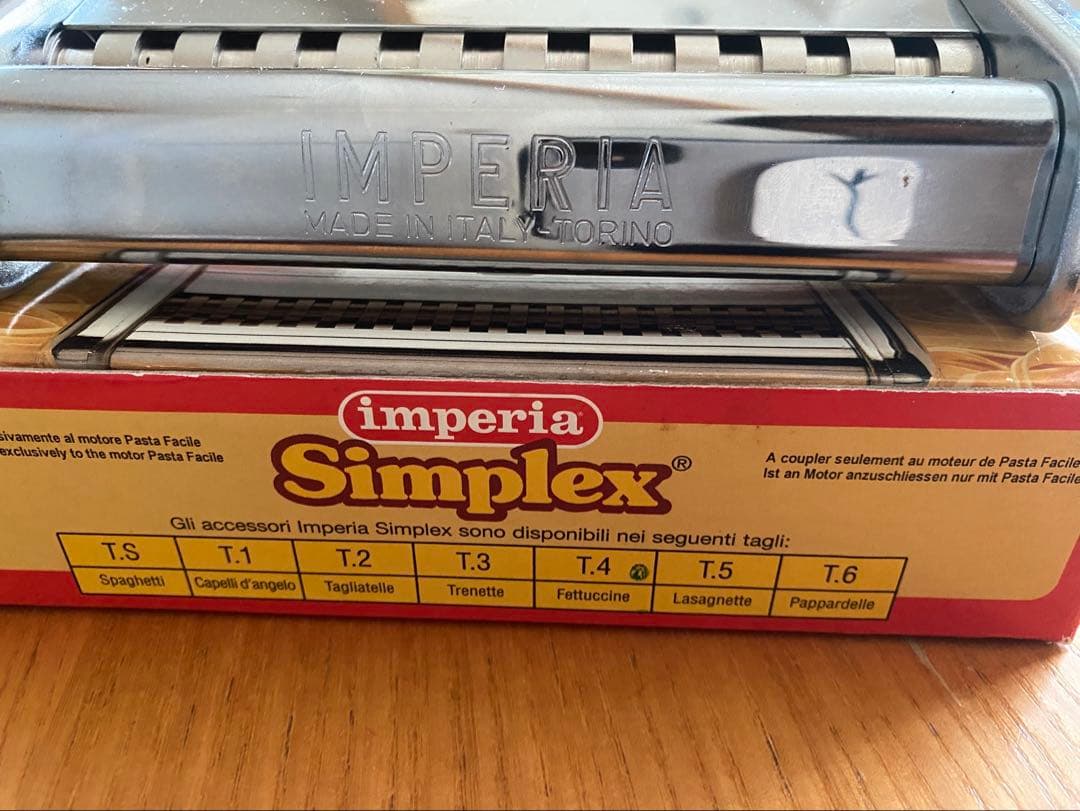 Imperia SP-150 パスタマシン（専用カッター×２付き）