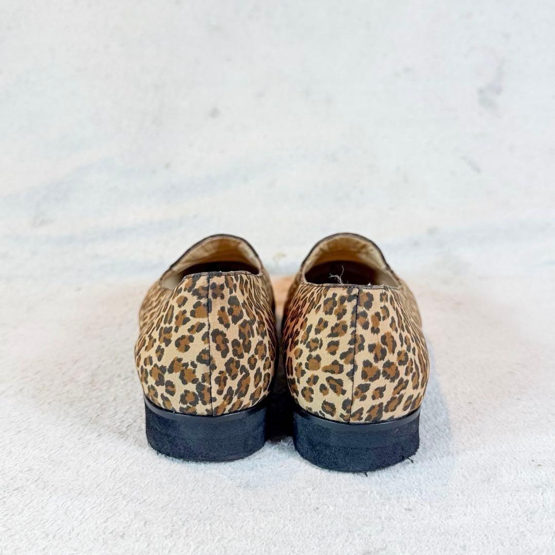 BOTTEGA VENETA ボッテガ レオパード柄 ローファー 37½ 保存袋