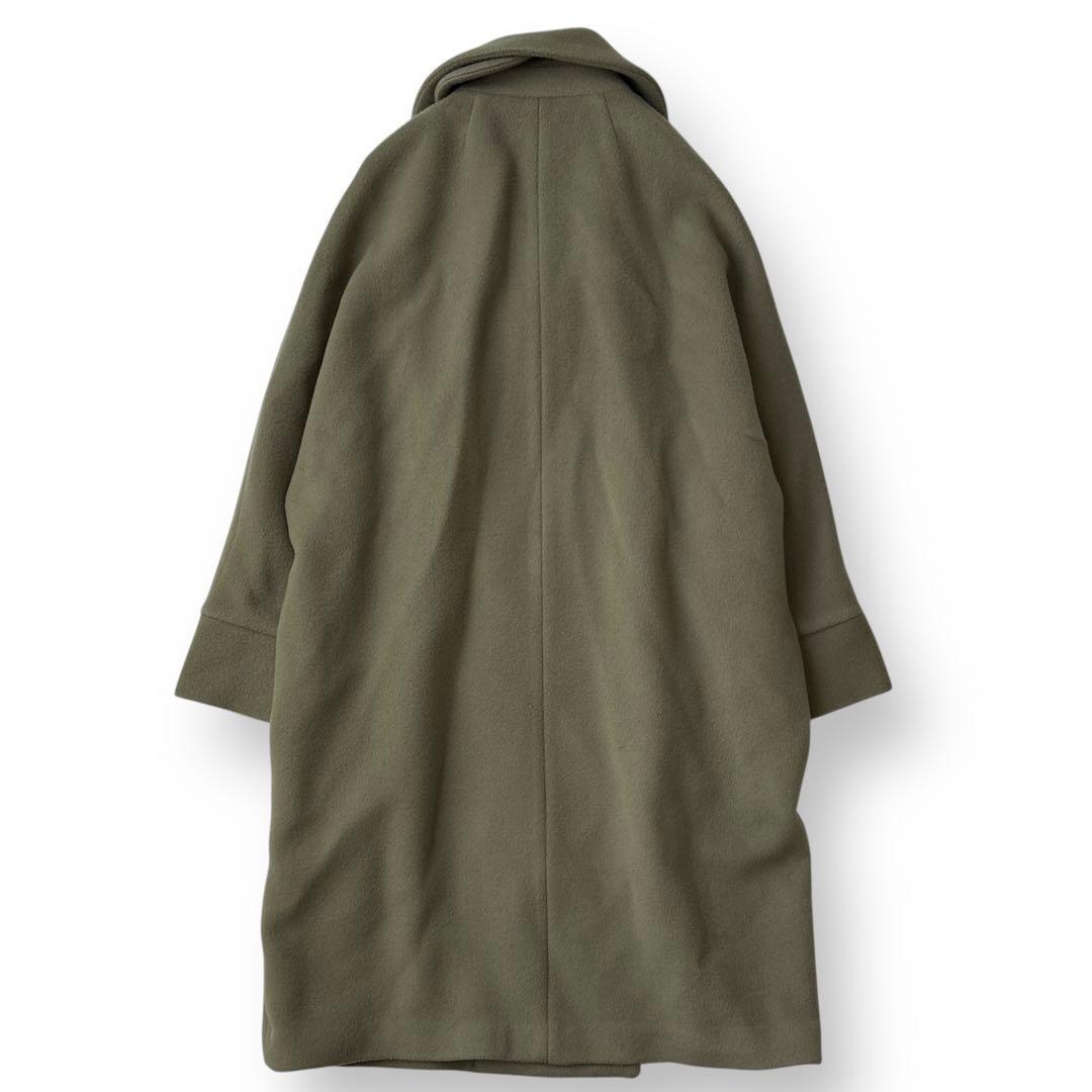 ティッカ TICCA 2021AW テントコート ピーコート カーキ色 ウール