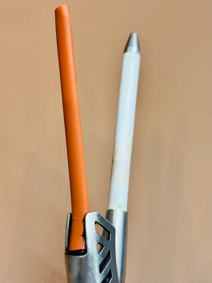 超美品TKセラミックアイロン　元巻き6㎜丸アイロン/レンツアイロン/理容アイロン