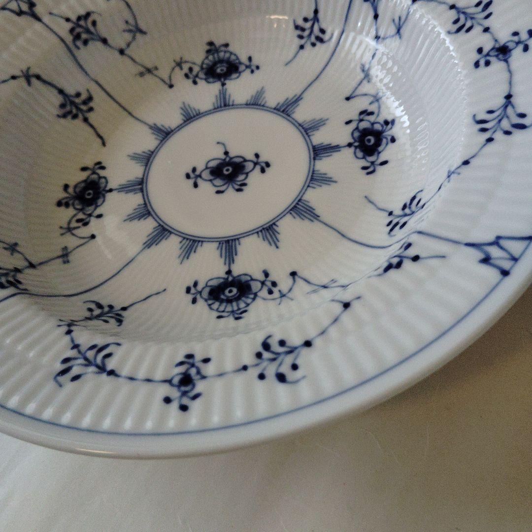 最終価格ロイヤルコペンハーゲン ブルーフルーテッド プレイン 21cm　2枚