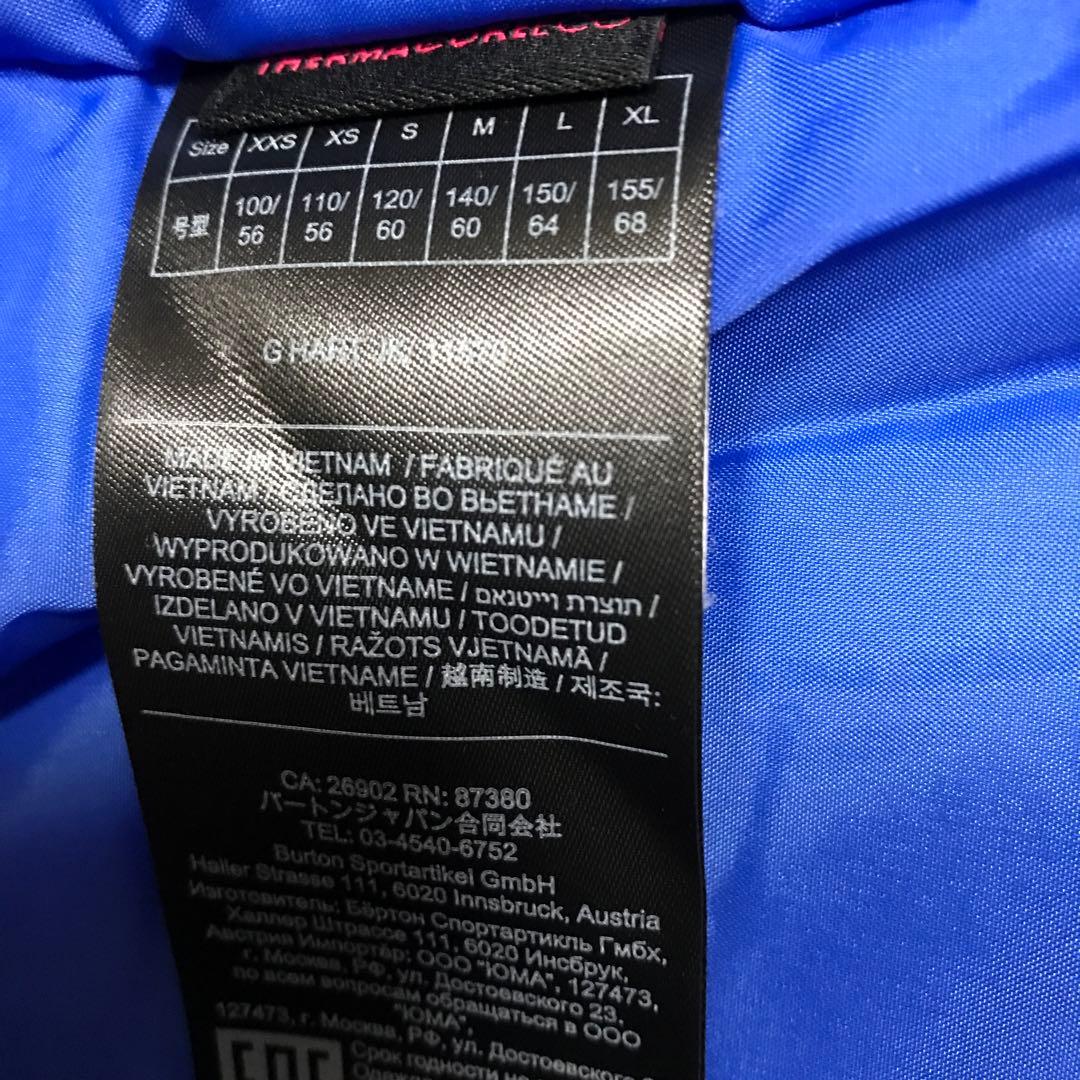 BURTON 子ども用スノーボードウェア　XL