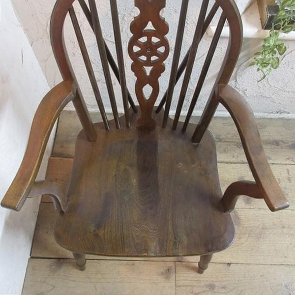 イギリス アンティーク 家具 アームチェア ウィンザーチェア 椅子 4728e