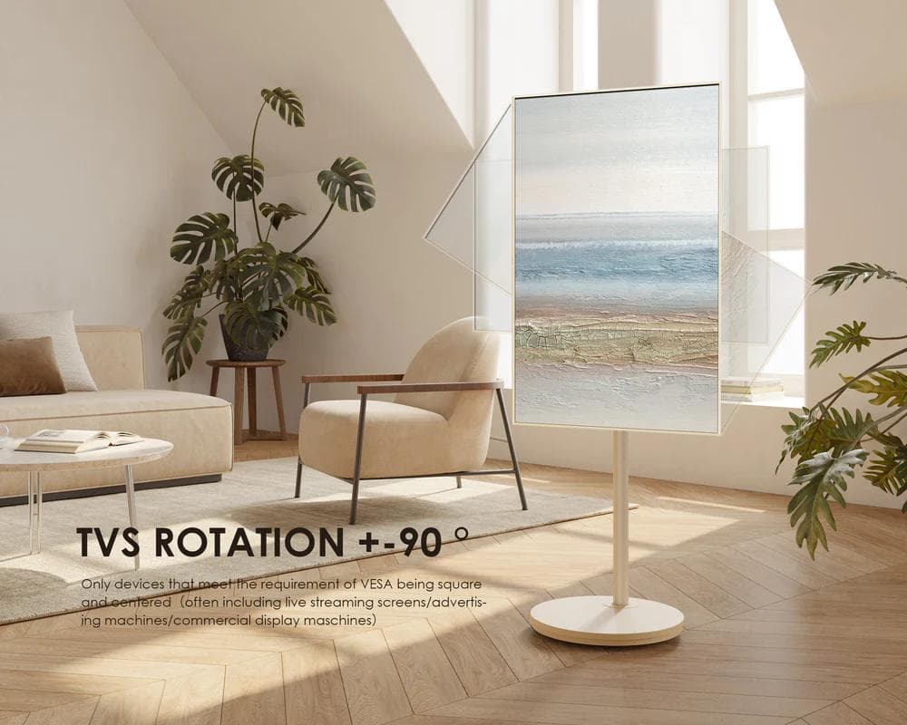 【新品】テレビスタンド キャスター付テレビ台 24~48インチ　ベージュ