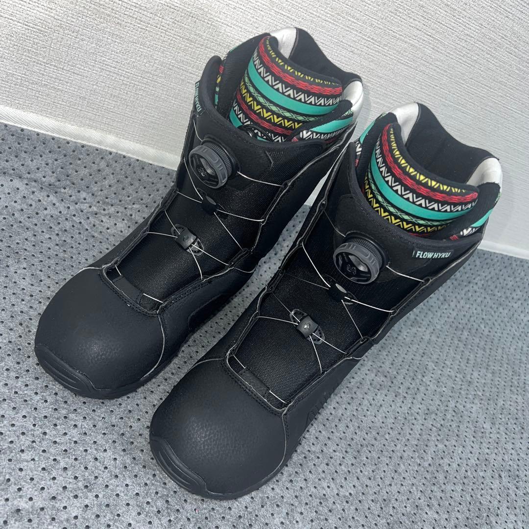 数回使用 レディース 24cm FLOW HYKU BOA スノボブーツ