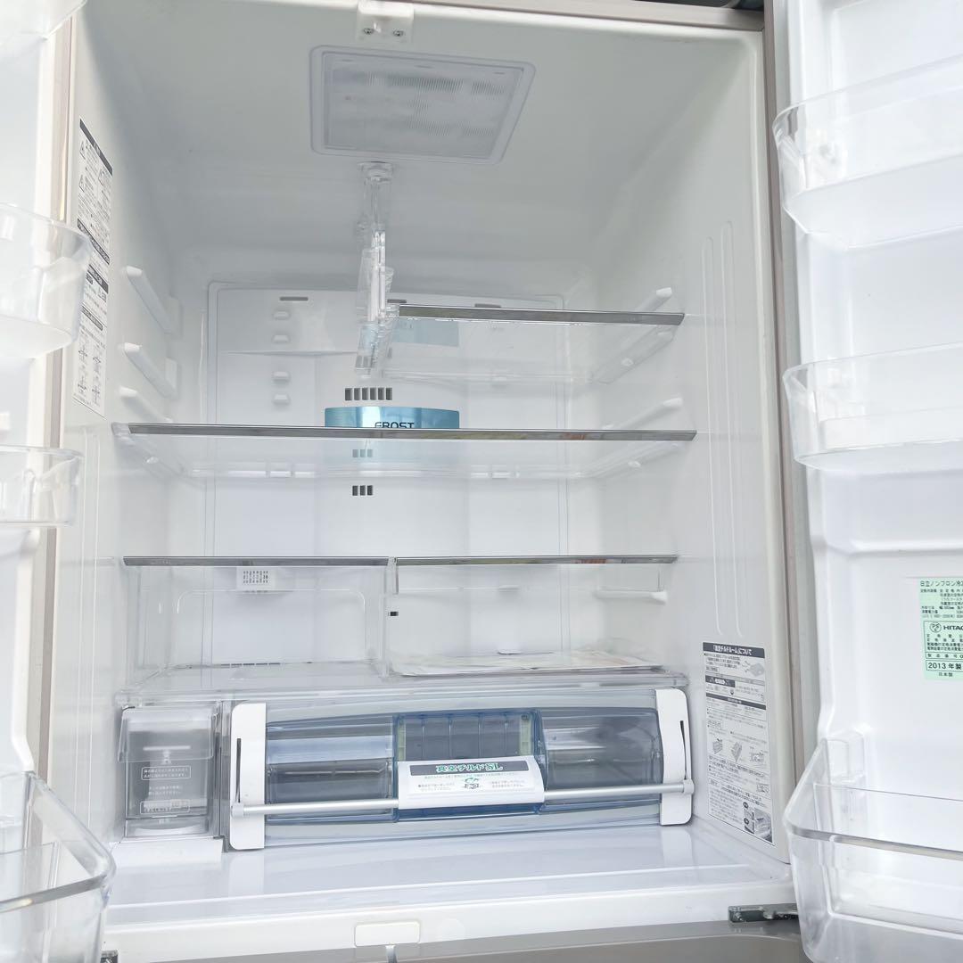 取付無料！完動品！日立真空チルド 自動製氷付き スタイリッシュ6ドア冷蔵庫