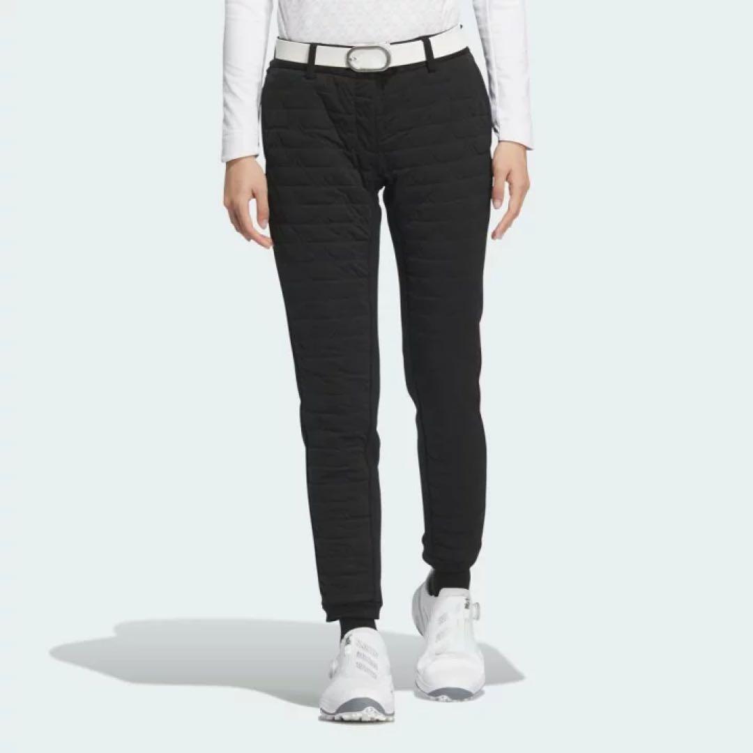 アディダス ゴルフ L 中綿 パンツ レディース ウィメンズ 女性用 黒 ズボン