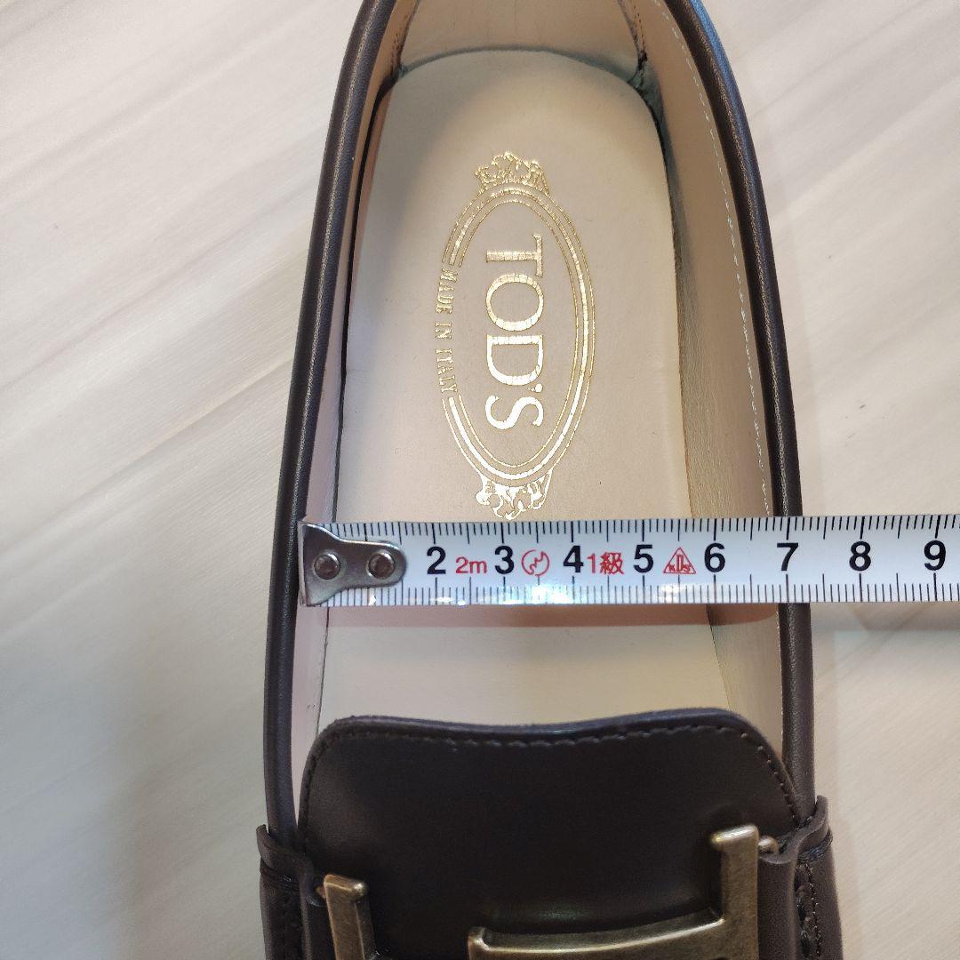 ⭐TOD'SダブルTドライビングシューズ　EU39.5 BRW woman's