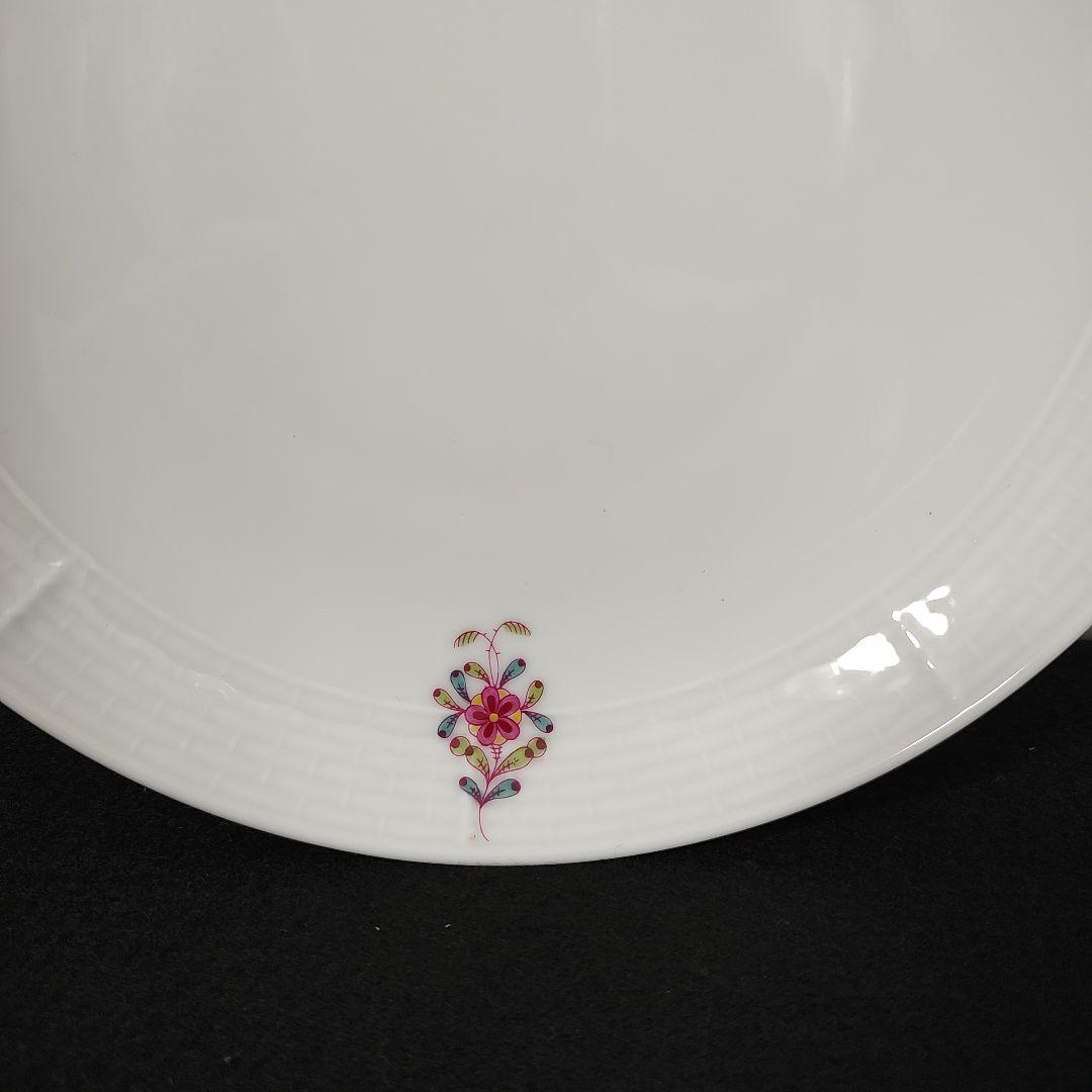 ヘレンド　エスキス　グリーンとフラワー　プレート　L