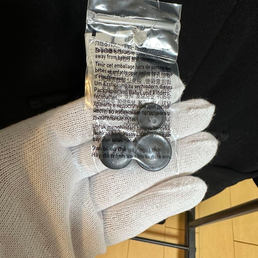 UNIQLO +J ウールオーバーサイズダッフルコート黒ブラック　M タグ付き