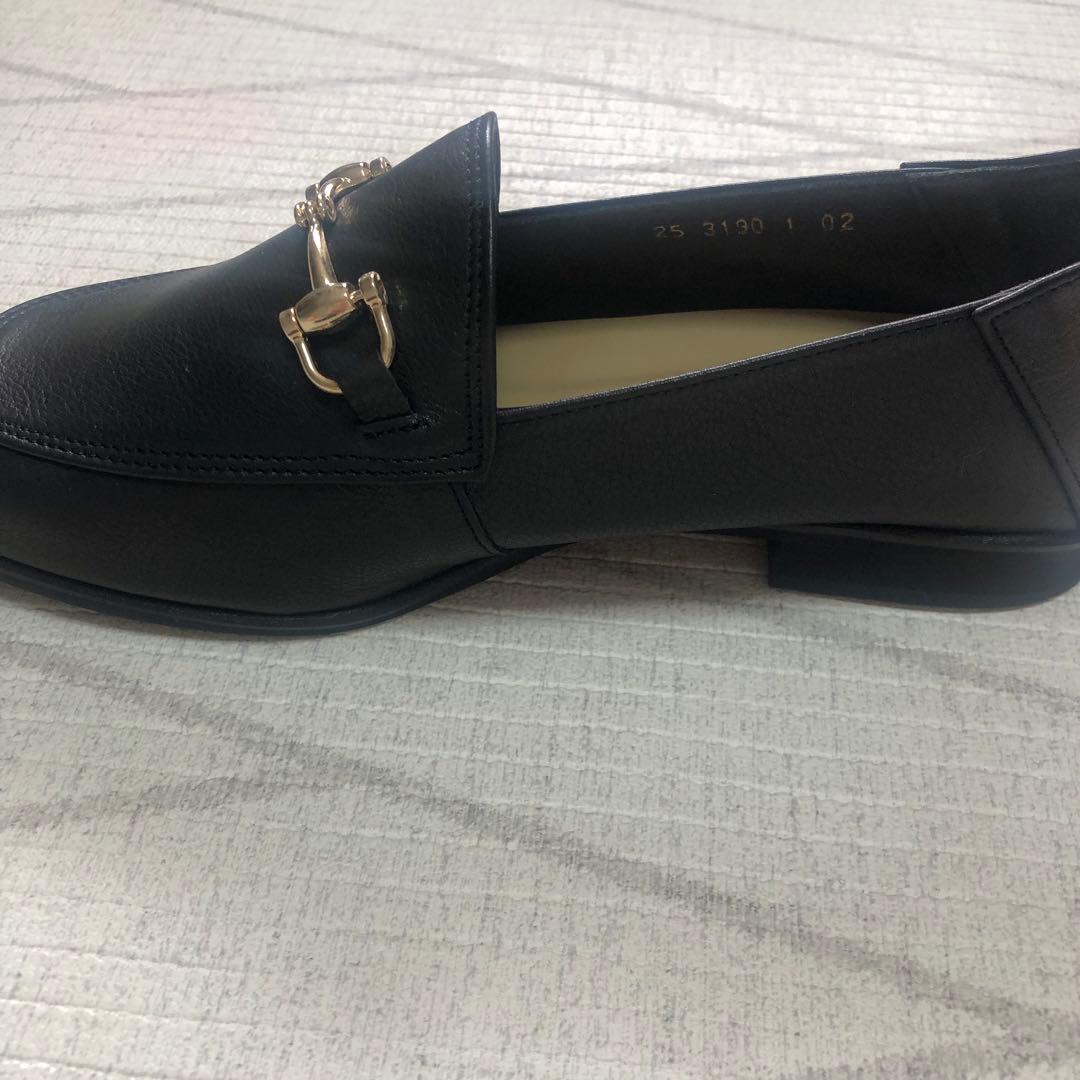 【新品】Le Talonレザービットバブーシュ　24.5㎝