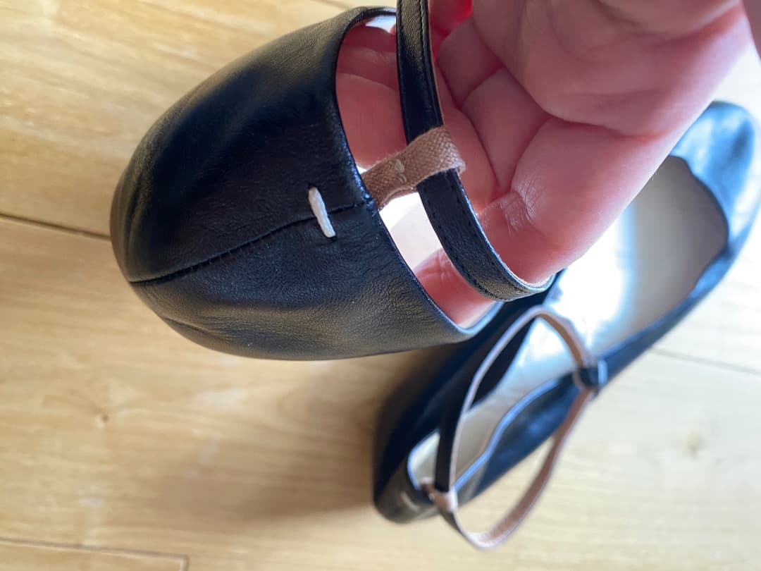 メゾン・マルタン・マルジェラ　レディース　新品　革　バレリーナシューズ