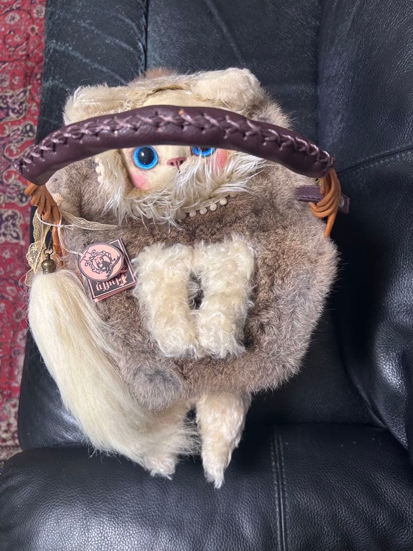 Cuddle a Fluffy ネコちゃんかごバッグ　福寿りり