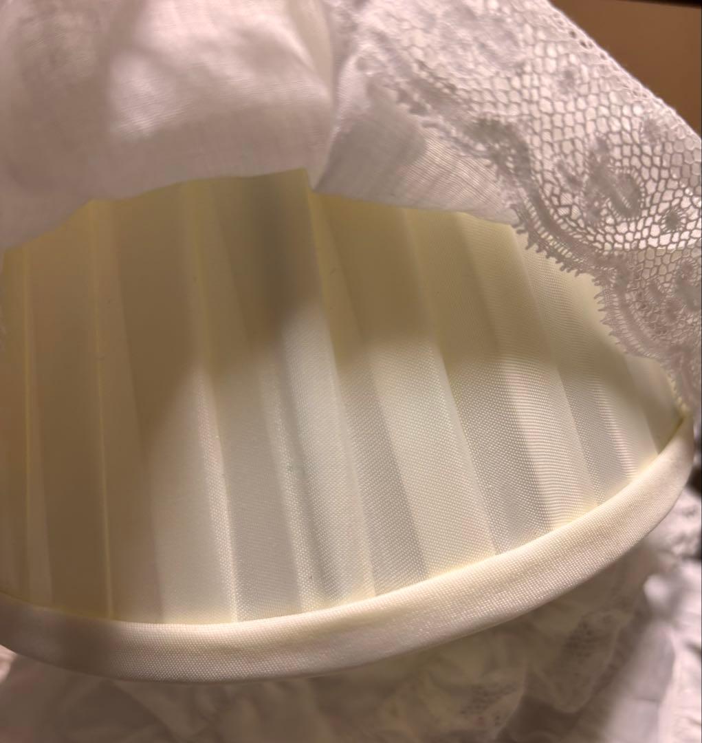 期間限定❤︎ランプシェードセット　フリルカバー　フランスアンティーク　リメイク