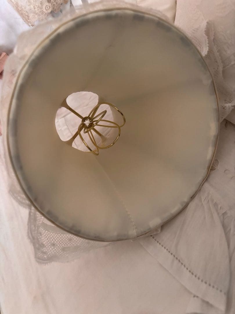 期間限定❤︎ランプシェードセット　フリルカバー　フランスアンティーク　リメイク