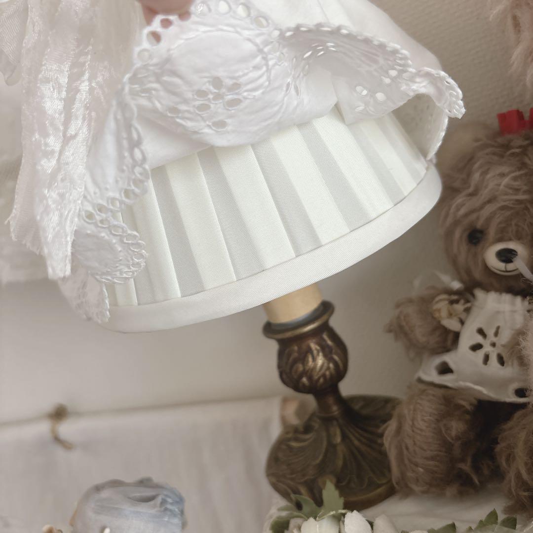 期間限定❤︎ランプシェードセット　フリルカバー　フランスアンティーク　リメイク