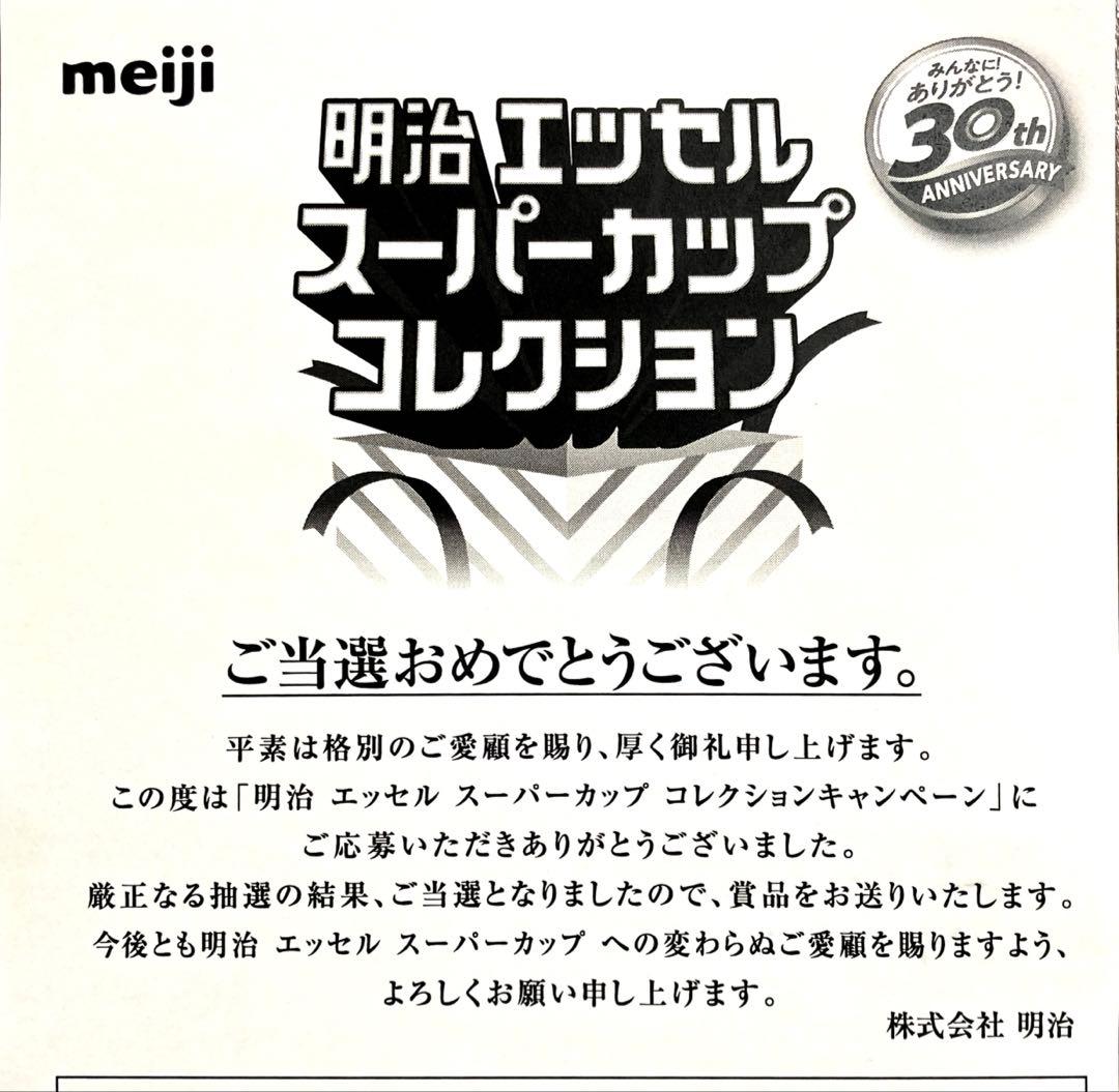 明治エッセルスーパーカップ×ブルーノ 電気ケトル オリジナルロゴ入 100名限定