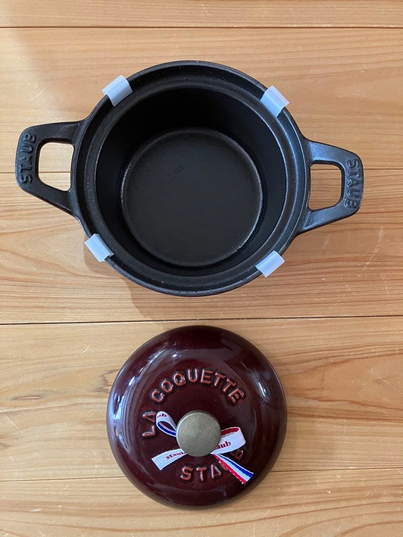 ヴィンテージシリーズR　グレナディンレッド　ストウブ　ココット　12cm