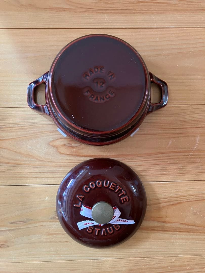 ヴィンテージシリーズR　グレナディンレッド　ストウブ　ココット　12cm