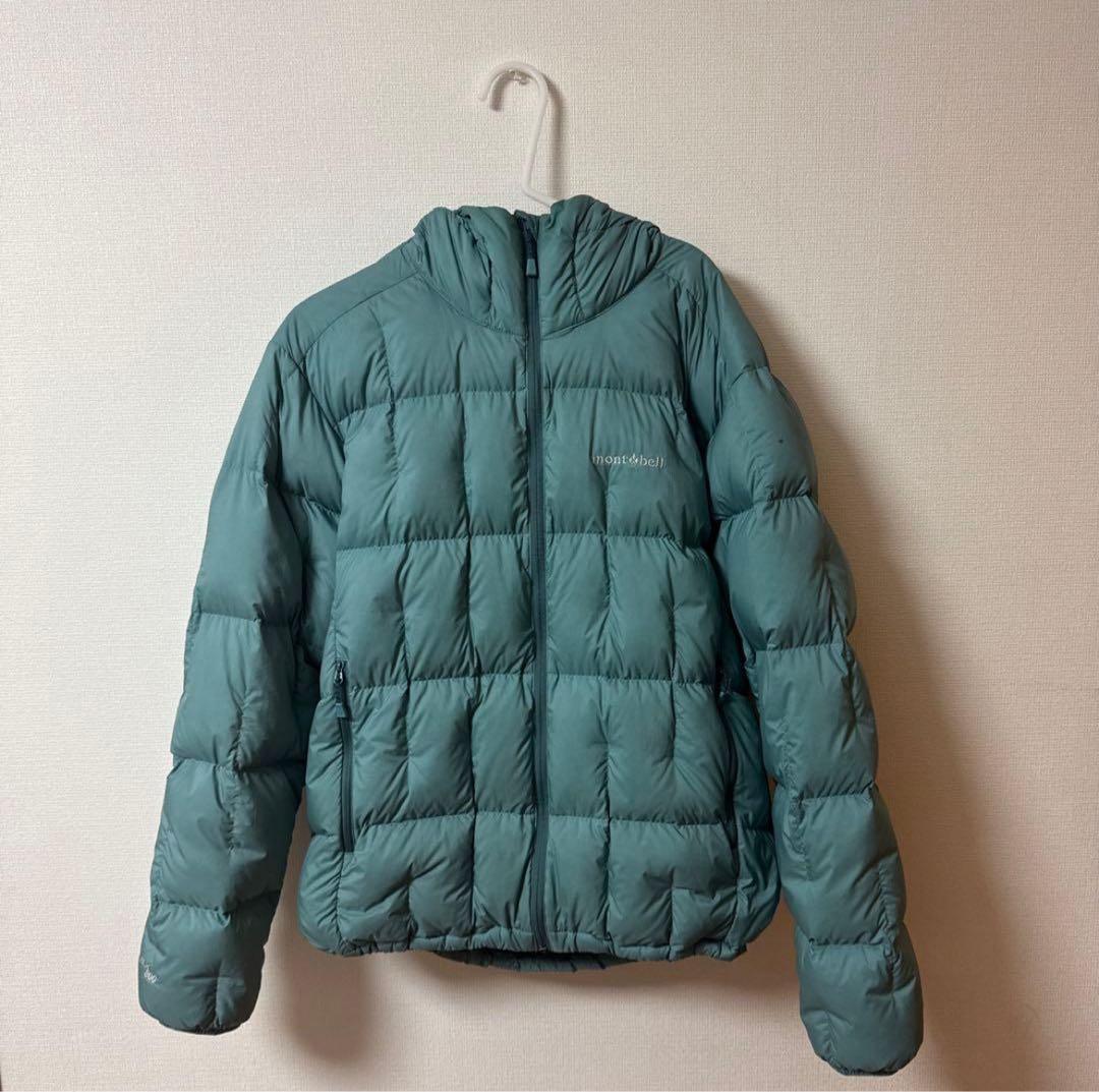 最終値下げ‼️ mont-bell ネージュダウンパーカー メンズ　ブルーグリーン