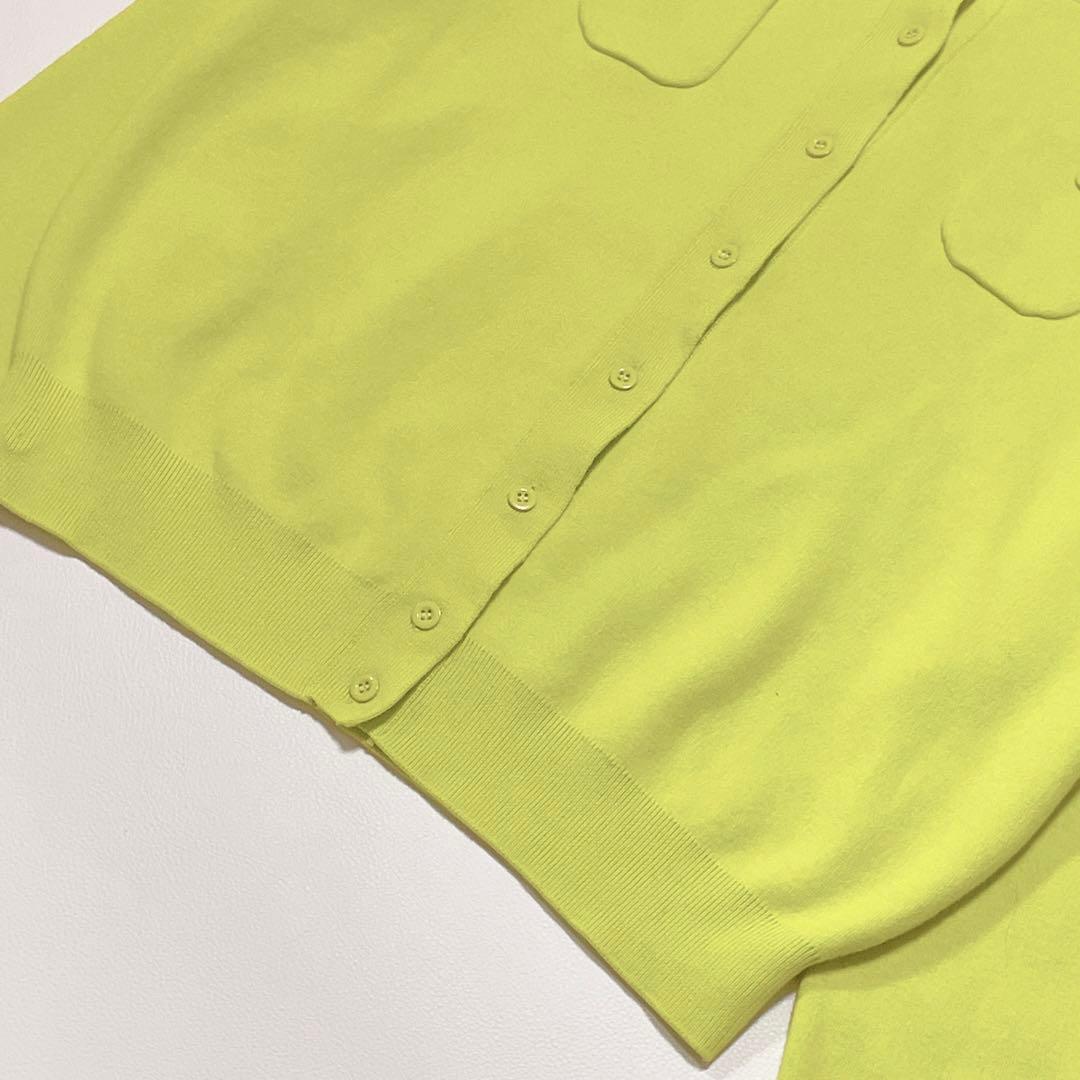 完売品★未使用級★キャバン　コットンカシミヤ クルーネックカーディガンS(673