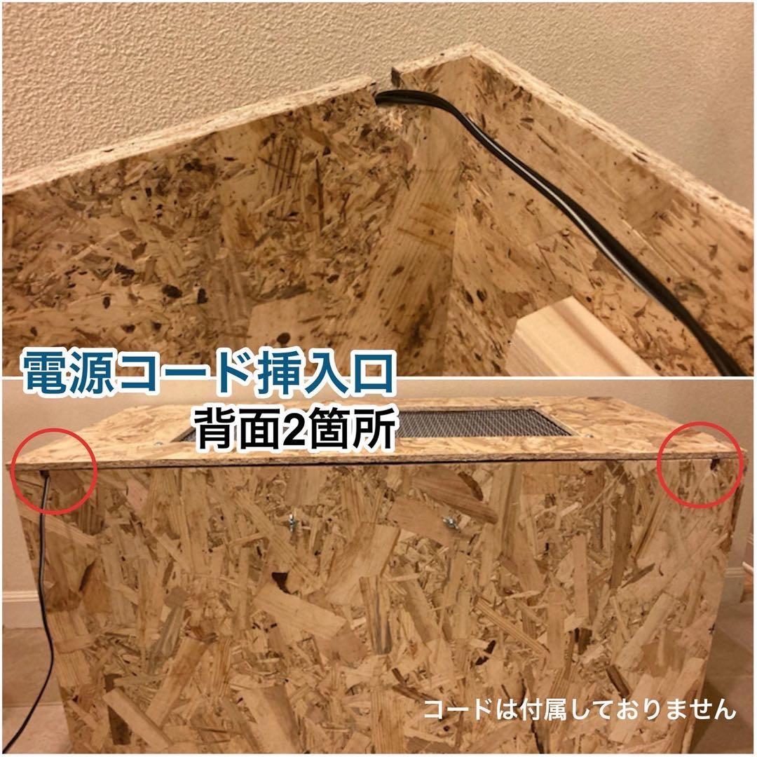 爬虫類ケージ　木製ケージ　 フトアゴ　ハリネズミ プロフ必読　フルオプ送料込み