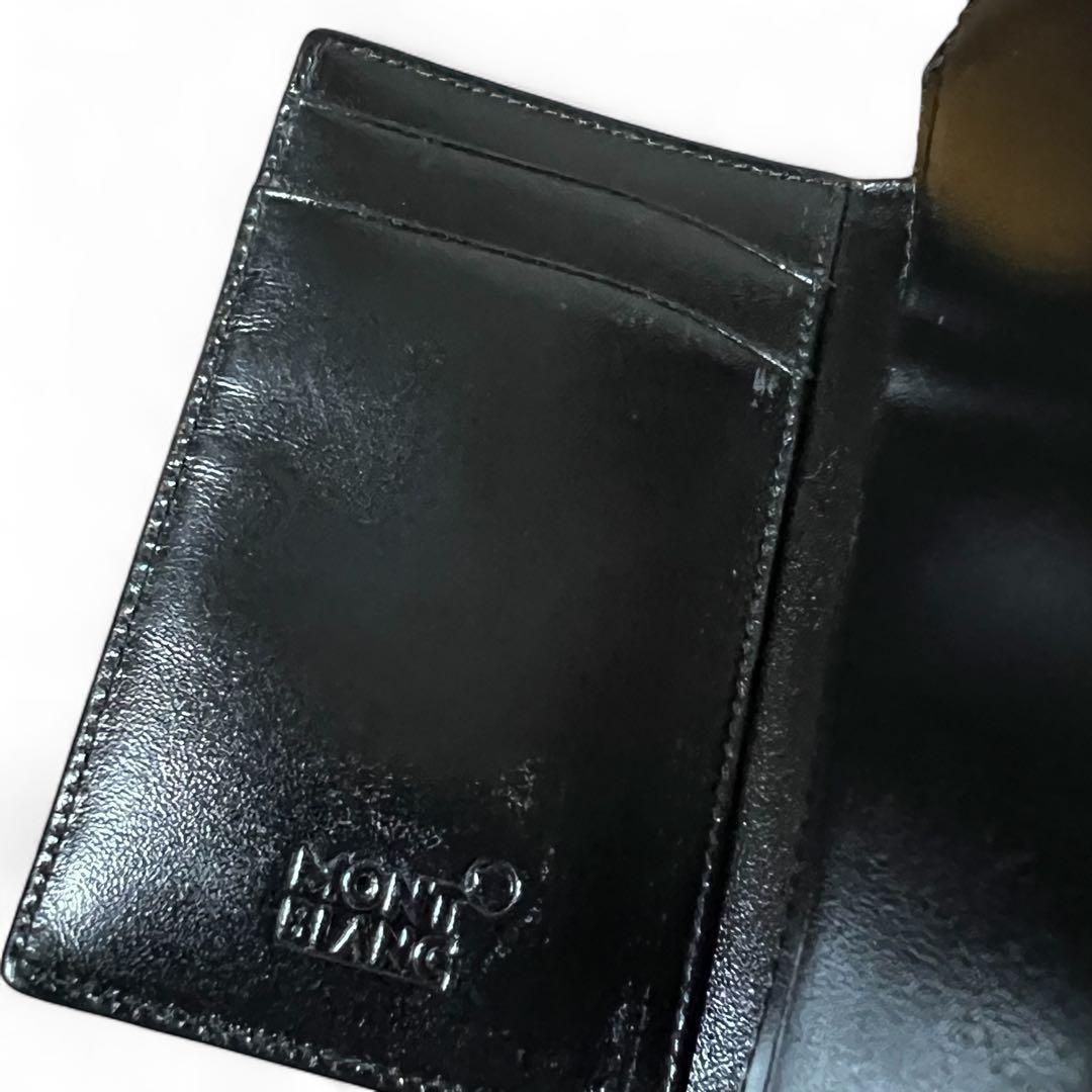 【未使用】モンブラン MONTBLANC 名刺入れ カードケース レザー