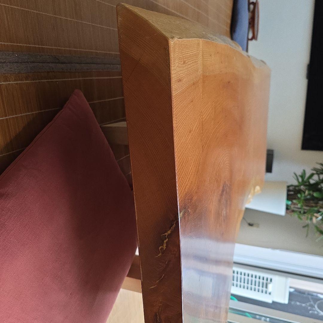 高級欅無垢材一枚板半額以下！大きめテーブル(座卓食卓、ダイニング、仕事テーブル)