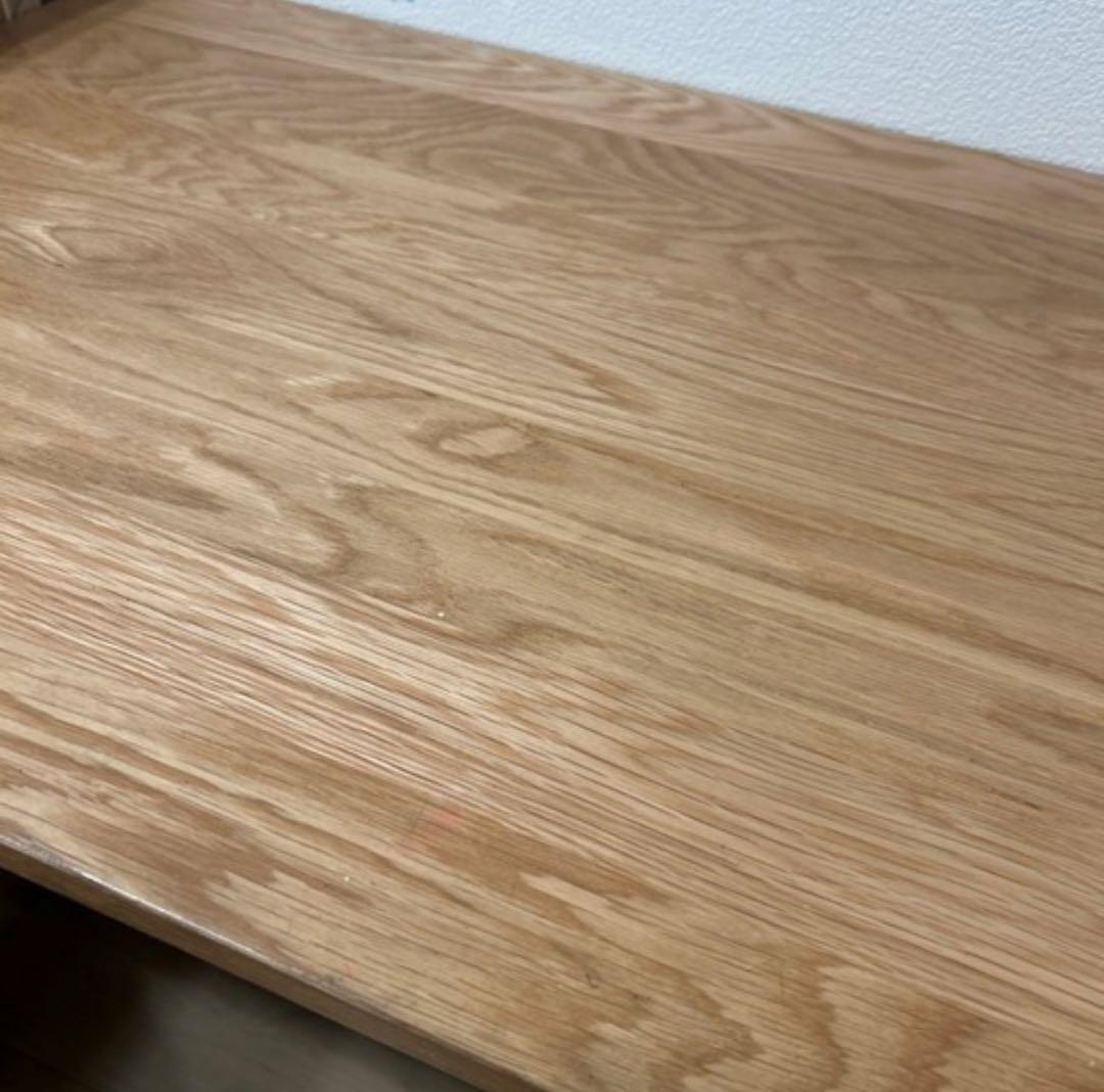 値下げ 無印良品 学習机 オーク材 机のみ