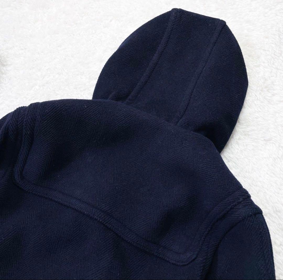 ブルックスブラザーズ ダッフルコートヘリンボーン ムーアブルック社 ネイビー