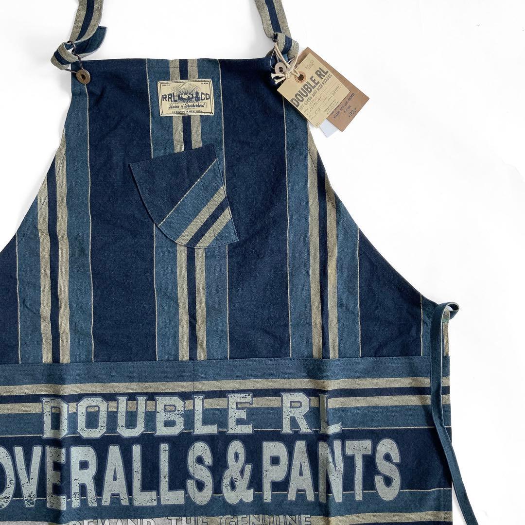 25SS 新品 RRL ダブルアールエル インディゴ ストライプド エプロン
