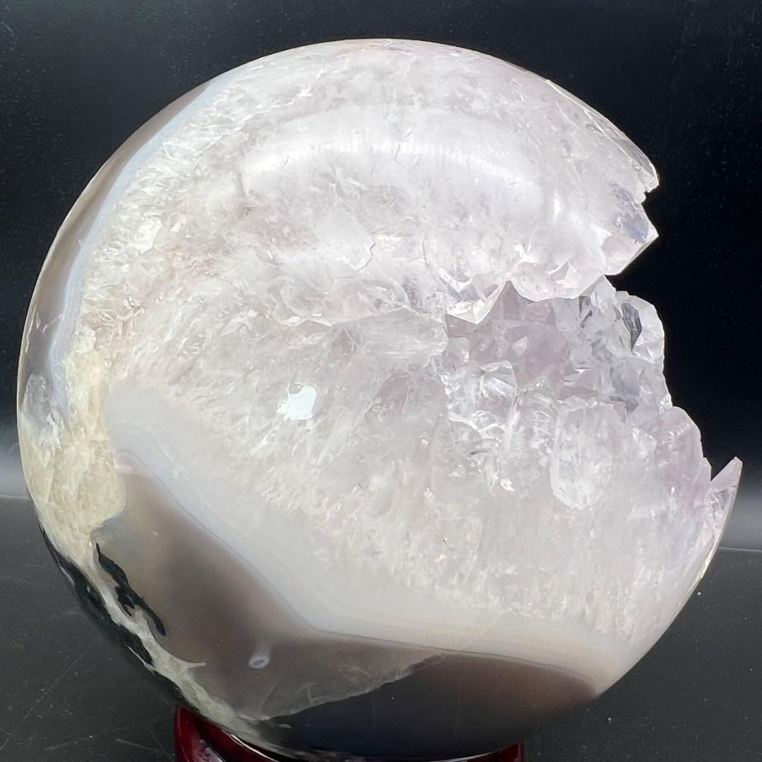 ✳️珍品☆希少価値ある極上品☆3.12kg‼️☆究極美麗 笑口☆ホワイト アメジスト