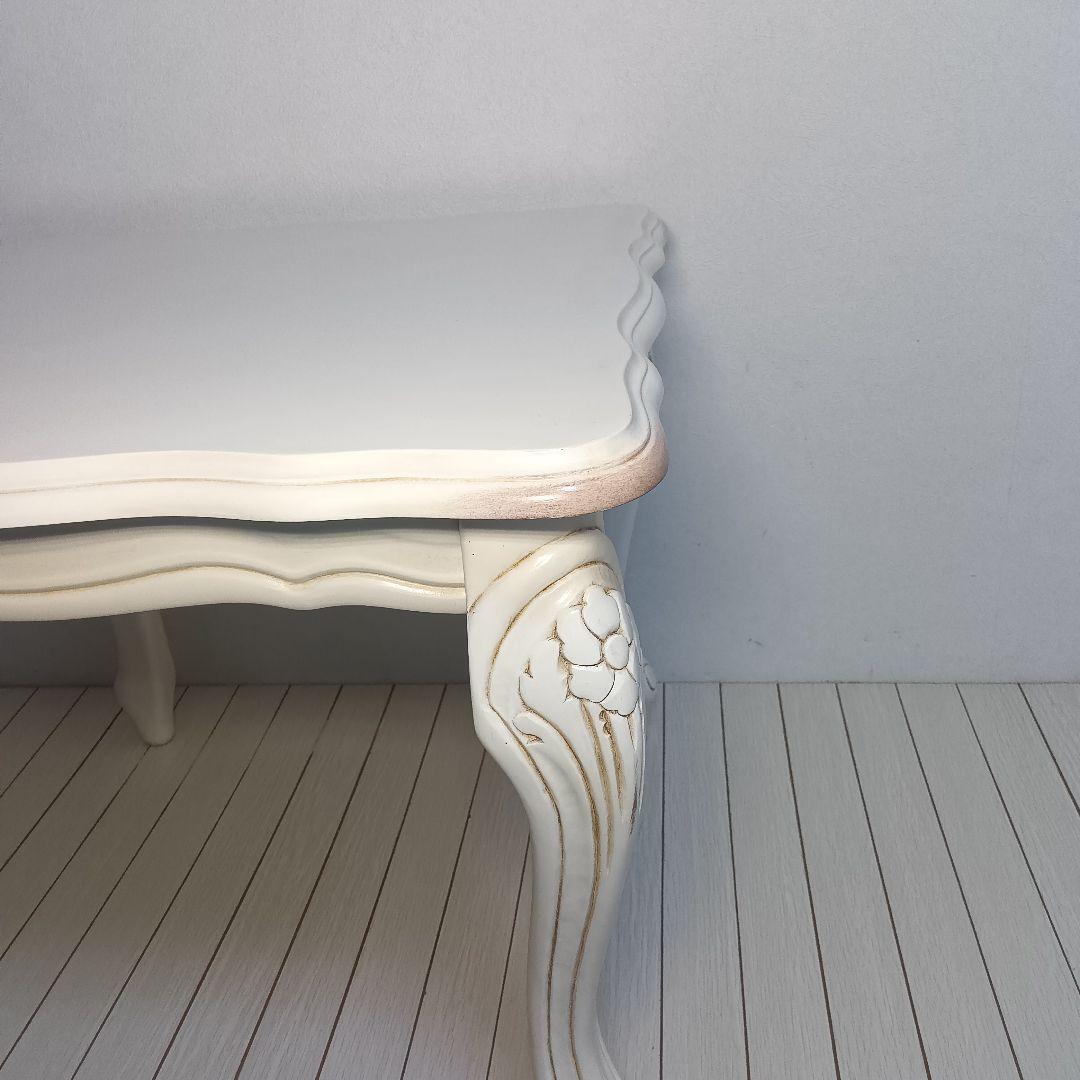 ロココ調　猫脚　White　テーブル　姫系