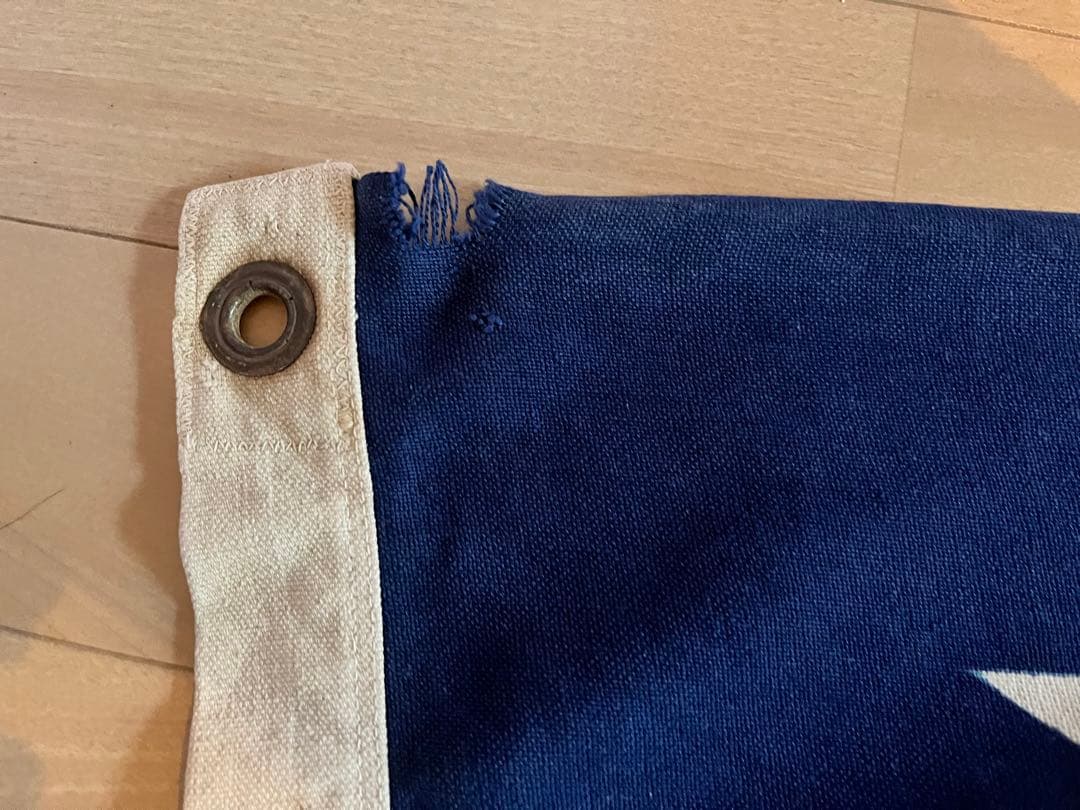 オリジナル40'sビンテージ48スター特大星条旗バナーレアツートン⭐︎30's