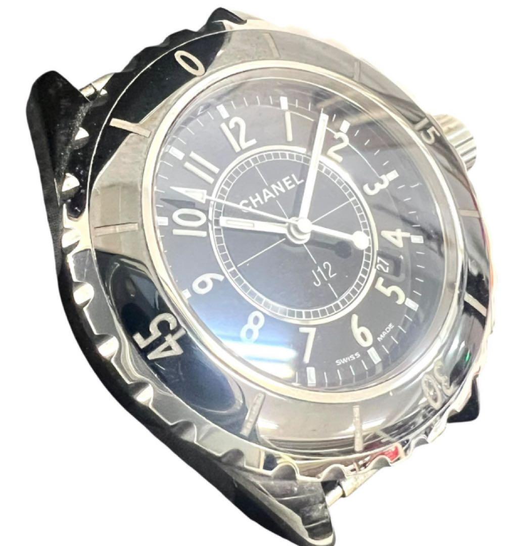 CHANEL シャネル　J12 稼働　本体のみ　欠けなし　ブラック　レディース
