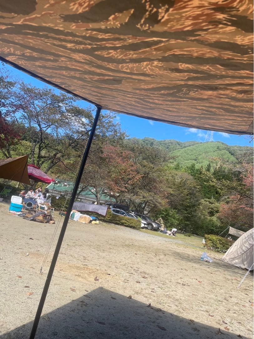 タイガーラモ　パップテント　ソロキャンプ