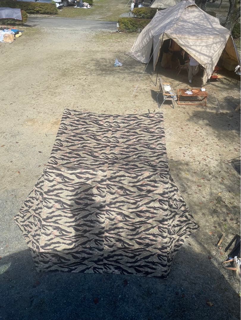 タイガーラモ　パップテント　ソロキャンプ