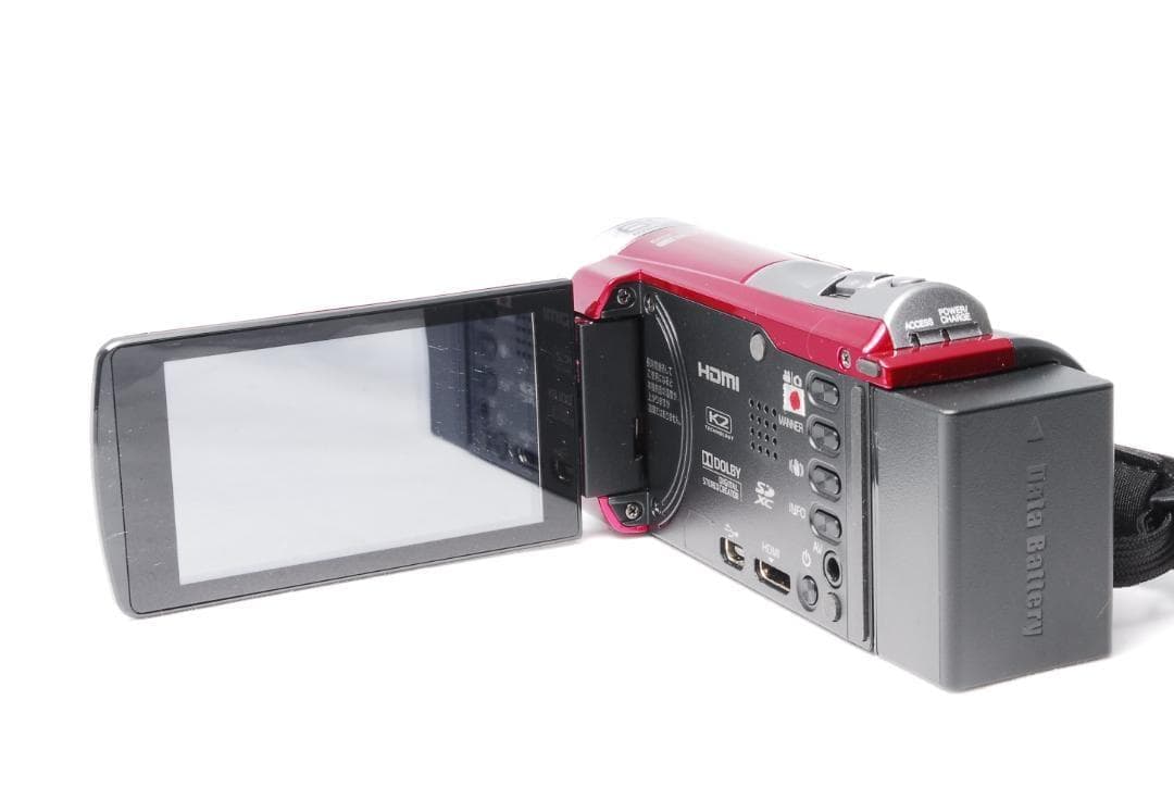 JVC ケンウッド GZ-E235-R ビデオカメラ フルHD 赤