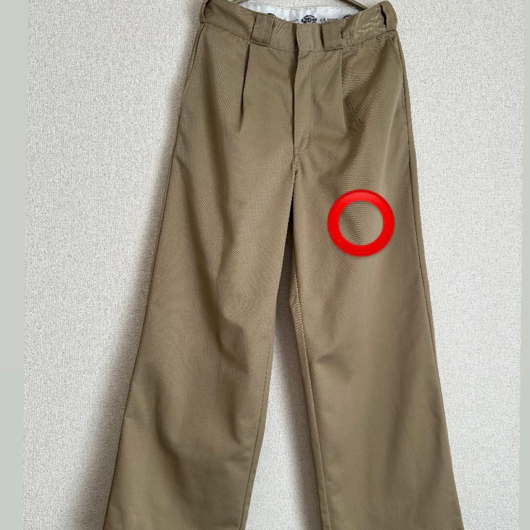 ok.soon dickies ワイドチノパン　ベージュ　オクスン