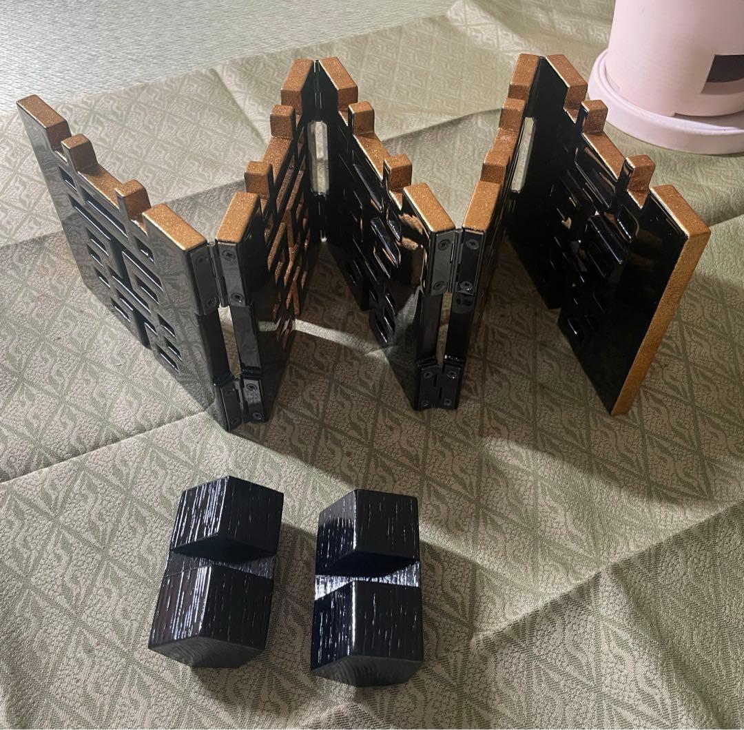 双喜紋　結界　輪島塗