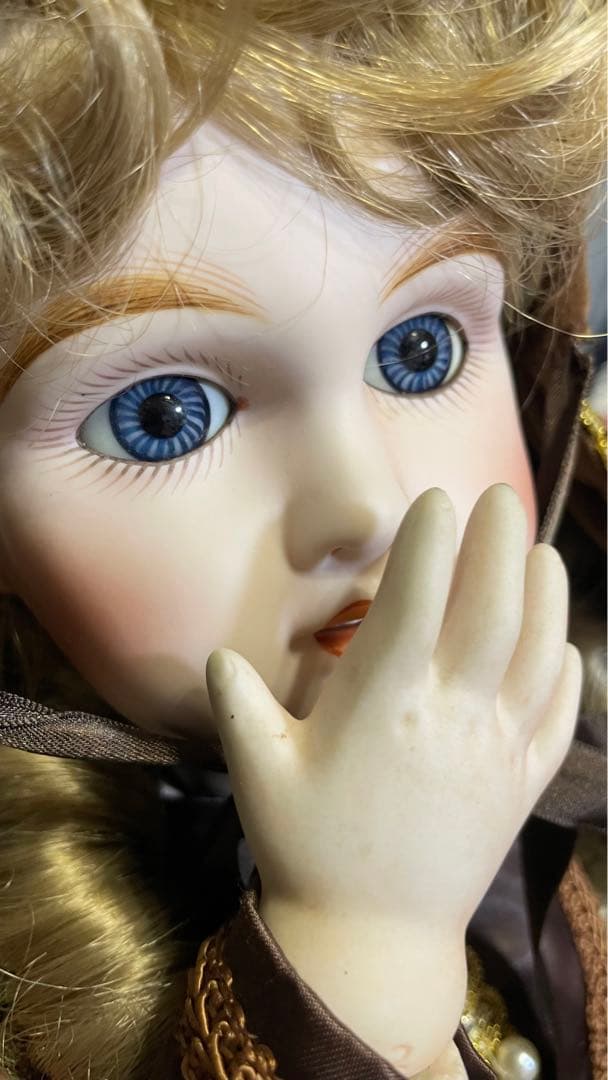 値下げ　ベベジュモー　ビスクドール　アンティークドール　Bebe jumeau